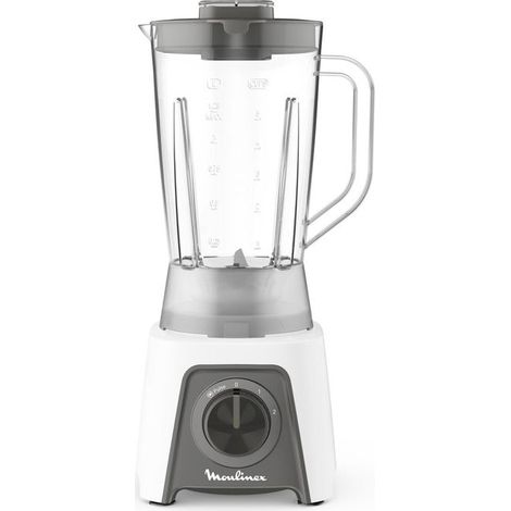 MOULINEX LIQUIDIFICADORA 450W 1,25LT COPO PLASTICO 2 VEL+PU (1/2)