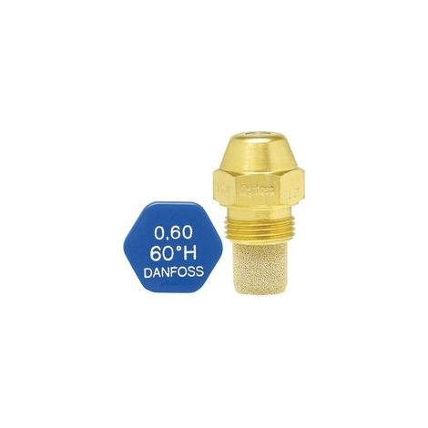 Gicleur chauffage central Tipo H – Ángulo 60° – Débito 0,6 gal/h – Pulvérización óptima para chaudières – Normas EN 293 y EN 299