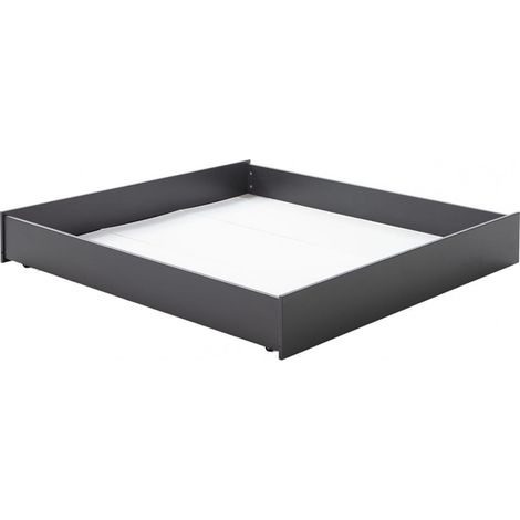 EMORI - Tiroir de Rangement pour Lit 140x190cm Coloris Anthracite (1/4)