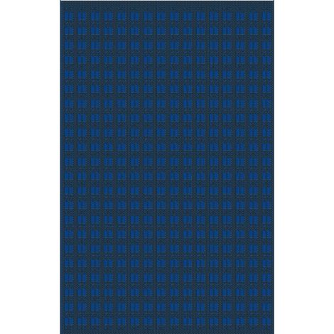 PROLOISIRS Tapis d’extérieur pour salon détente ou repas bleu/graphite 240 x 150 cm