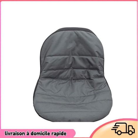 Couvercle de siège de tondeuse - DILWE - Gris - Étanche - Rembourré - Compatible avec tracteurs (1/4)