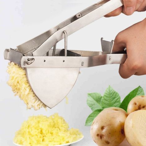 Presse-purée manuel en acier inoxydable pour chef, extracteur de jus manuel (1/5)