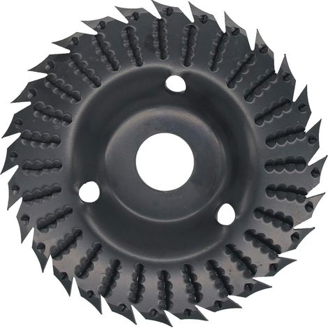 Disco para dar forma a la madera con 28 dientes, fácil de instalar y usar, ideal para tallar raíces y pulir bandejas de té, 1 pieza. (1/5)