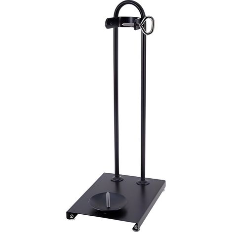 Support à jambon vertical en métal noir - Longueur 25 x Profondeur 18 x Hauteur 2 cm