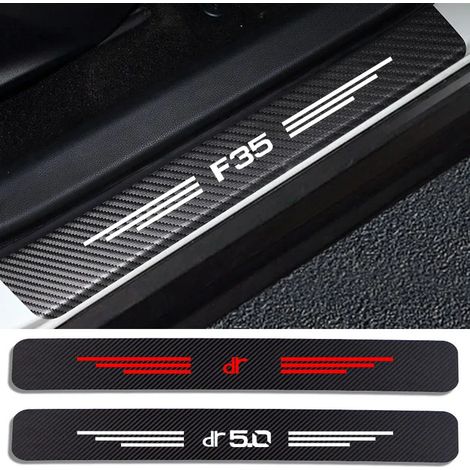 (Rouge carbone,pour 40A) Autocollant de protection de seuil de porte de voiture en fibre de carbone pour DR Motors Zero DR1 DR2 DR3 DR4 DR5 DR6 10 EV DR 30 DR 40 50 60 70 (1/3)
