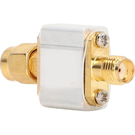 SAW 50 Ohm Bandpassfilter mit SMA-Anschluss, koaxialem HF-Bereich, 1dB Bandbreite von 7MHz, Hochfrequenz-Elektronikbauteil. (1/5)