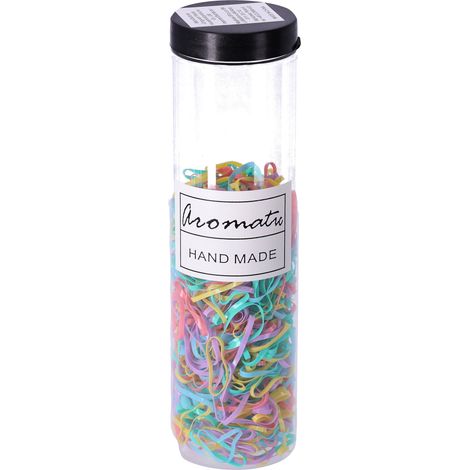 Set mit 600 Haargummis – Pastellfarben Typ I, Farbmischung (1/5)