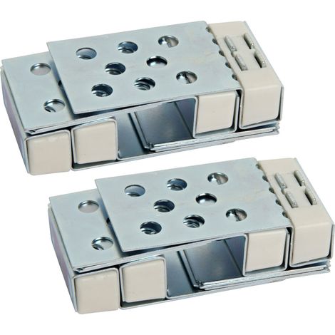 Semin – Lot de 2 kits trappe magnétique pour accès baignoire – S'adapte à toutes dimensions de carrelage – Puissance d'adhésion 2,5 à 3 kg – Trappe invisible