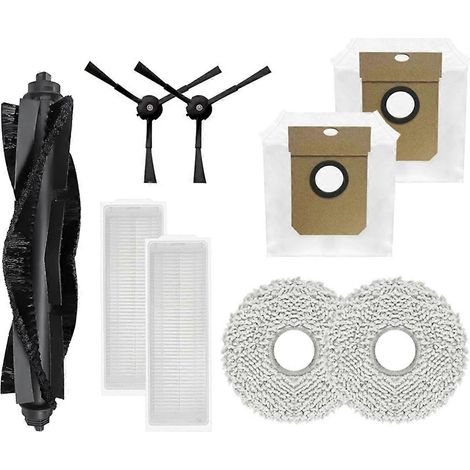 Pour balai à franges KaringBee S7 OMNI, brosse latérale, filtre HEPA, lingettes et chiffons (1/5)