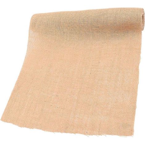 Protection et réparation de l'écorce d'arbre en toile de jute pour plantes de jardin extérieur, 1000 x 30 x 0,01 cm, lot de 2 (1/5)