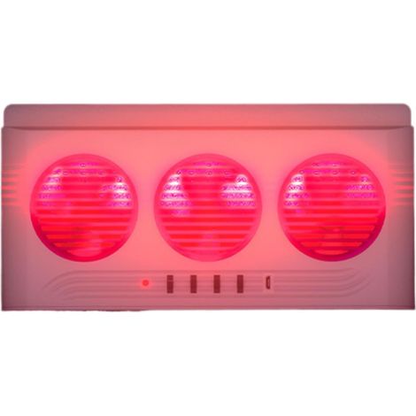 Ventilateur Solaire pour Voiture – stylish Purificateur d'air avec trois, sorties et éclairage rafraîchisseur, de Véhicule camping car, Multipurpose Outdoor Indoor Utility functional (1/5)