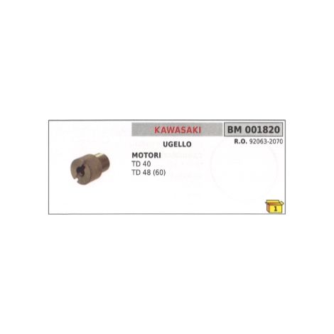 Embout carburateur KAWASAKI TD40 TD48 (60) débroussailleuse 92063-2070