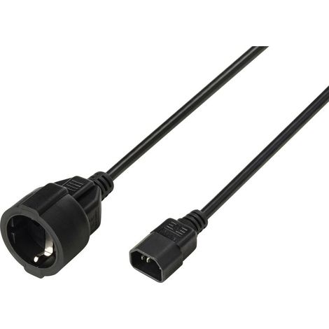 Sygonix SY-7154200 alimentation Câble de raccordement noir 0.30 m (1/3)