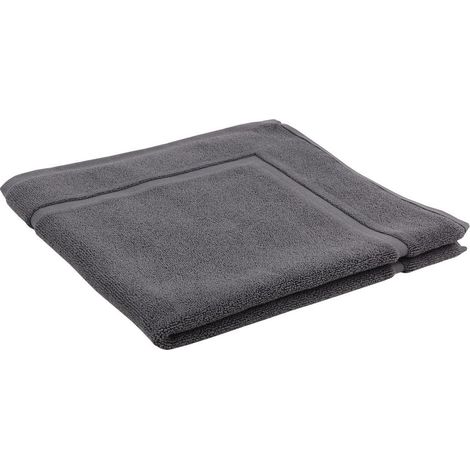 Alfombra Baño Gris Antracita Gr.1000 Modelo Piedra 60x60cm (1/2)