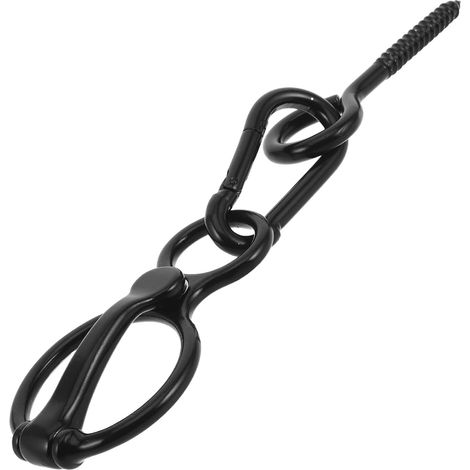 Anneau Attache pour Cheval avec Mousqueton à Dégagement Rapide Fixation Robuste pour Soins et Entraînement Accessoire Équitation (1/5)