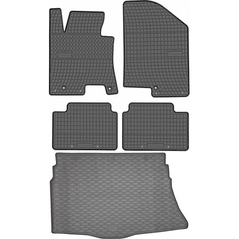 Hyundai i30 II Hatchback (2012-2017) - Juego de alfombrillas de goma para coche + alfombrilla para maletero (1/5)