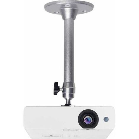 Ceiling Mount for Projector, 6.6 Pound Load Capacity, 360° Rotation, 90° Tilt Angle, Ceiling and Wall Mount for Mini Projector - Made of Aluminum