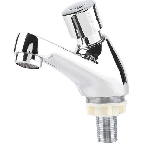 Selbstschließender, wassersparender Waschtischhahn Innovativer Zeitverzögerungs Waschtischhahn für öffentliche Küchen und Badezimmer (1/5)