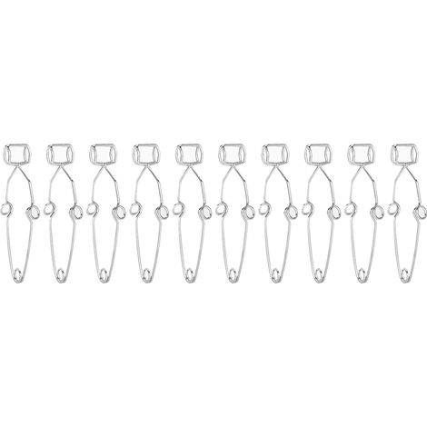 Lot de 10 pinces pour tubes à essai/outils de test expérimental, adaptés à une utilisation en laboratoire, grande taille (1/5)