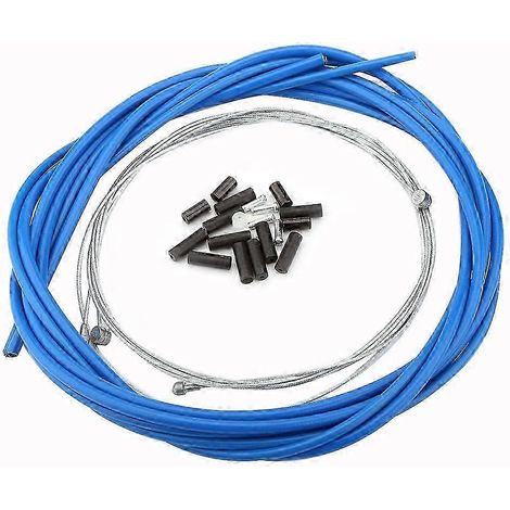 Câbles de frein de rechange pour vélos et VTT, y compris les gaines de câble, bleu intelligent. (1/5)