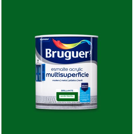 Bruguer Esmalte acrylic brillante verde hierba 750 Ml