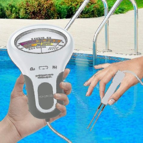 Analyseur de qualité de l'eau, testeur numérique de chlore et de pH (Cl2) pour piscines et spas (1/4)