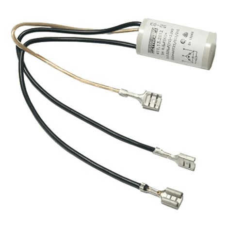 Condensateur anti-parasitaire 0.1µF (481912118063, 75X2038) Lave-vaisselle AEG, ARISTON HOTPOINT, ARTHUR MARTIN ELECTROLUX, ASEA SKANDIA, AVANT 2000, BAUKNECHT, BRANDT, CANDY, CRYSTAL, DE DIETRICH, ED
