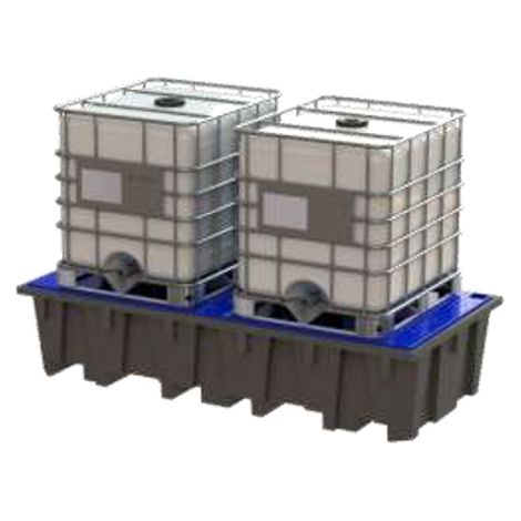 Auffangwannen 2 IBC-Auffangwannen - 1330 Liter - 2500 kg - MRPRACK2700P (1/5)