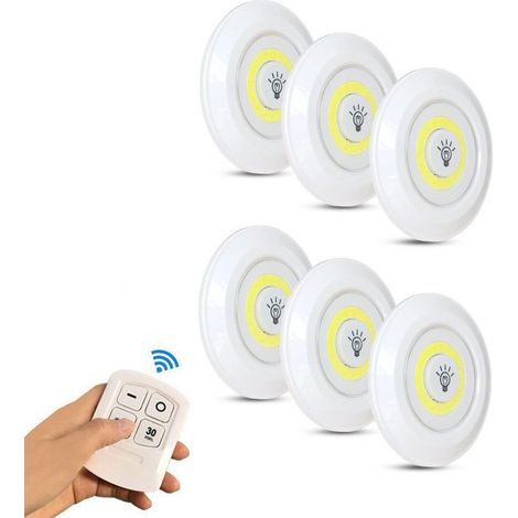 Lámpara táctil COB con mando a distancia, lámpara de mesilla para habitaciones de lactancia, lámpara de dormitorio, lámpara de vestidor, luz nocturna táctil (1/5)