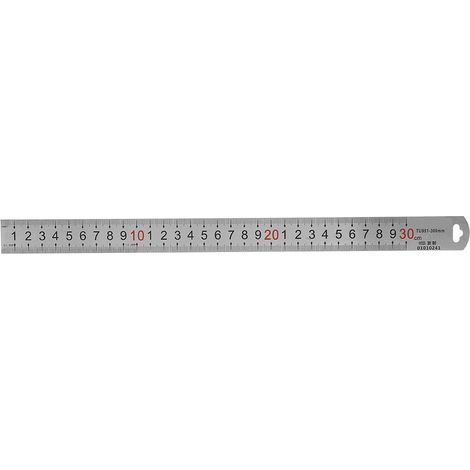 Règle en acier inoxydable de 300 mm, outil mesure précision (1/5)
