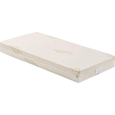 Materasso per bebÃ¨ 70x140 cm Altezza 15 cm Sfoderabile Rivestimento lavabile + Protezione impermeabile - Tessuto con BambÃ¹ Naturale - Ipoallergenico - Antiacaro - Schiuma densitÃ  30 Kg/m3