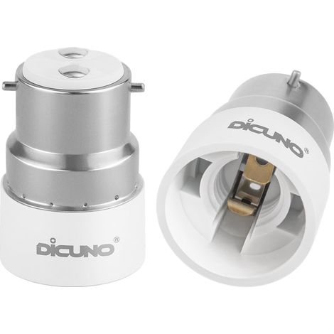 B22 vers E14 Adaptateur de Douille, Douille Base de lampe, Lot de 2 (1/5)