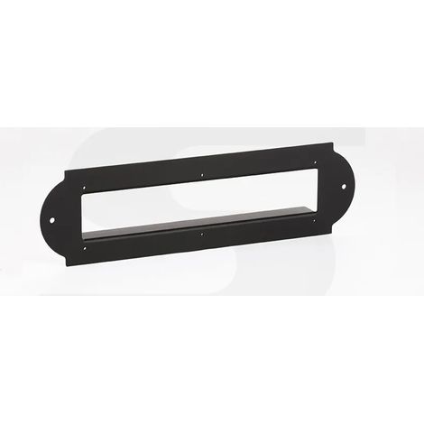 CORNICE SILMEC COPRIFUGA NERA PER PLACCA  COD.10-601.56