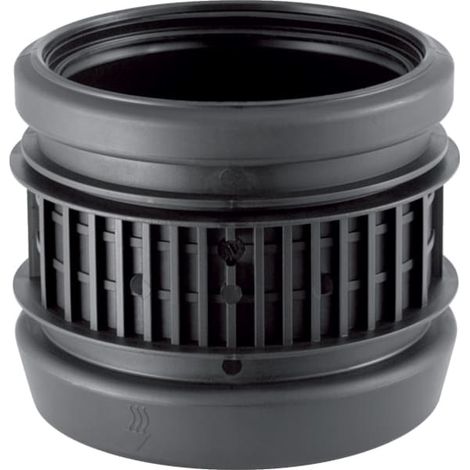 Geberit Stütz- und Dehnmuffe Silent-db20, DN 100, 110mm, PP, Schwarz, 310002141 (1/5)