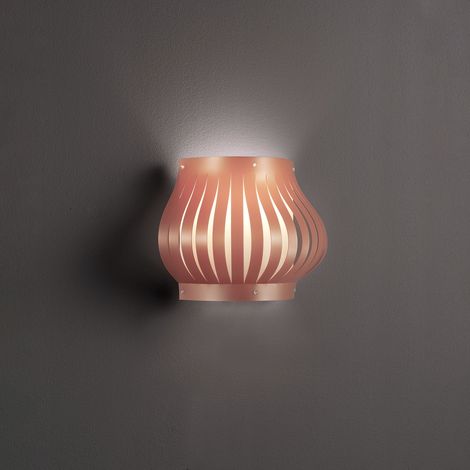 Applique Moderna Helios Polilux ® Rame 1 Luce E27 H25Cm