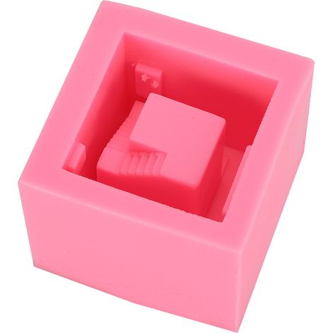 Moule en Silicone Maison Unique pour Gâteau, Savon, Pot de Fleur en Béton - Accessoires DIY BK2082 (1/5)