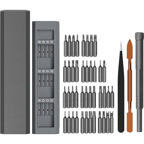 Tournevis magnétique 44 en 1 pour la réparation de PC, téléphones et autres appareils connectés (FG-FFY) (1/4)