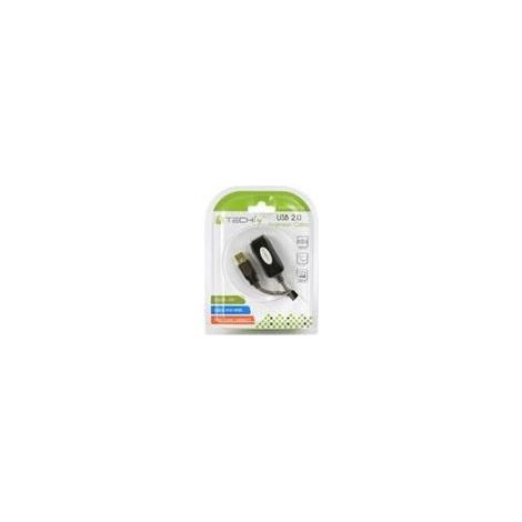 Techly USB 2.0 Aktive Verlängerung, Hi-Speed, 10m, schwarz (IUSB-REP10TY)