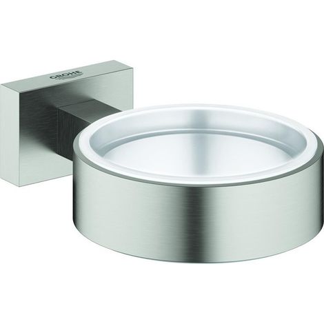 Porte-savon Grohe ESSENTIALS CUBE f B distributeur de savon od porte-savon supersteel