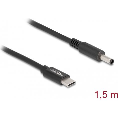 Delock Cable de carga para portÃ¡tiles USB Type-Câ¢ macho a Dell 4,5 x 3,0 mm macho