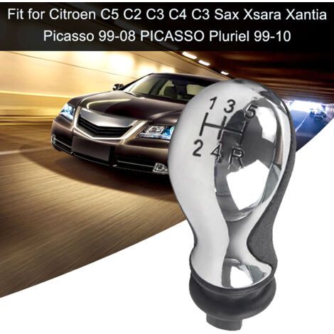 QORVA-Pommeau de levier de vitesse de voiture, remplacement manuel à 5 ​​vitesses, pour Citroën C5 01-08 Xsara Picasso 99-08 (1/5)