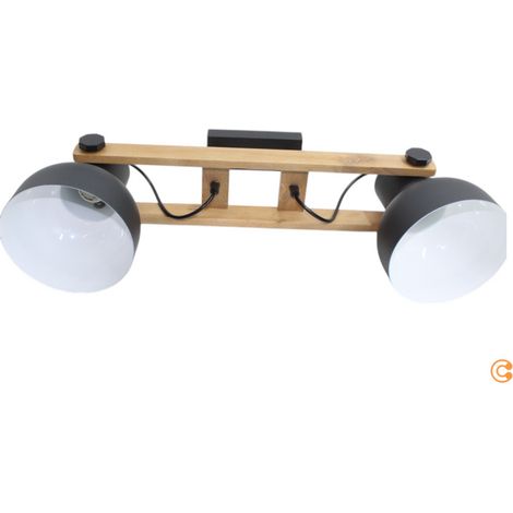 [NEUWERTIG] B-Ware Just Light. Deckenleuchte Cup 2.0 2 Flammig Schwarz Metall Deckenlampe Lampe (1/2)