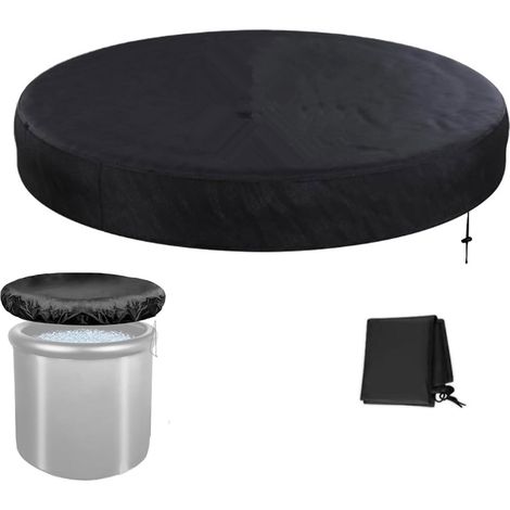 80 cm Couverture De Bain De Glace pour Baignoire Froide couverture de plongée à froid en tissu non tissé Oxford couverture de baignoire de glace maintient baignoire glace propre couverture (B) (1/5)