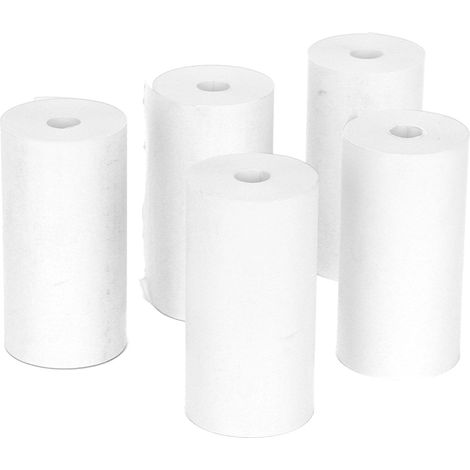 rouleaux de papier thermique pour impression 57 x 30 mm, transparent, lisse, anti-poussière, petit format et léger, pour reçus.