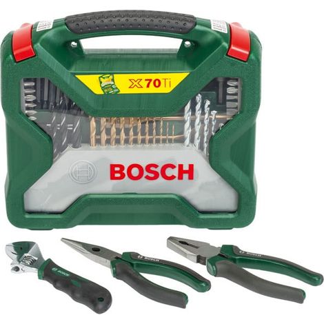 Bosch Bit-Bohrer Set X-Line 70-teilig inkl. Zangen-Set Bohrer-Bit (1/2)