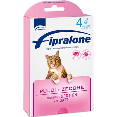 Antiparassitario Fipralone Spot On Gatto Formevet pipette 4 (1/2)