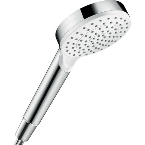Ducha teléfono hansgrohe Crometta 1jet, blanco/cromo, 26331400