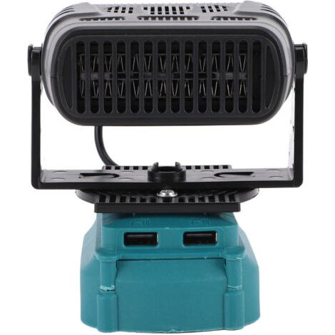 QORVA- Souffleur portable 200W avec 2 réglages de température – Fonctionnement silencieux – 2 ports USB – Compatible batteries lithium-ion - BL1850 (1/5)