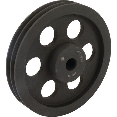 Puleggia per cinghia trapezoidale 2 gole Z o SPZ diametro 228 mm UNIVERSALE 224Z2
