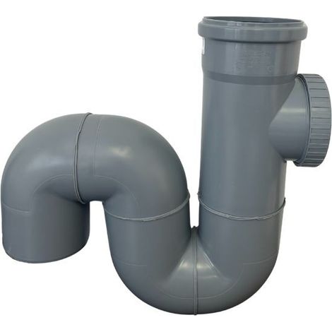 Sifone Verticale Chiuso in Polipropilene : Diametro - 125 mm ( tappo Ø 100 mm)